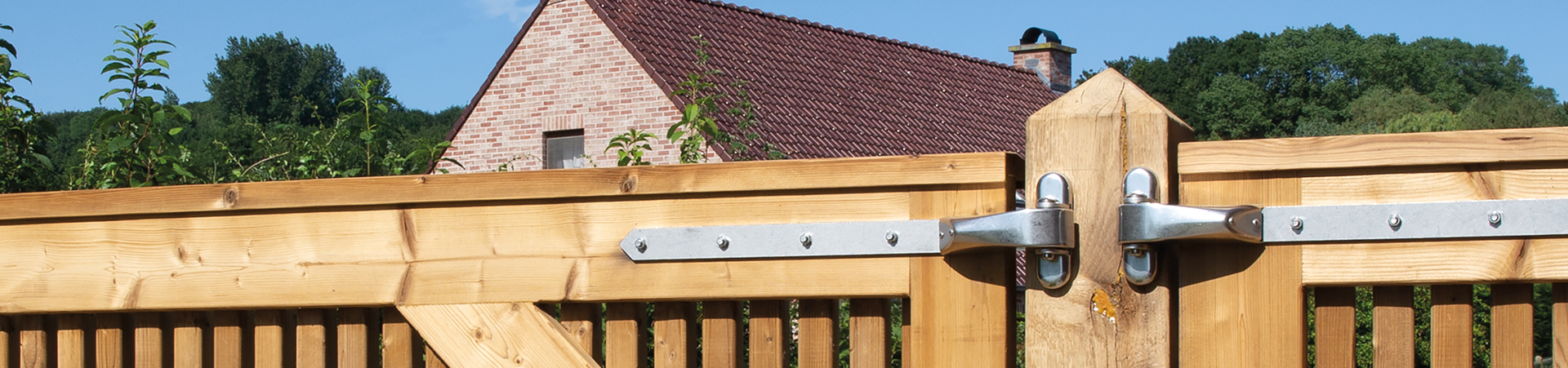 Locinox scharnieren voor Houten poorten