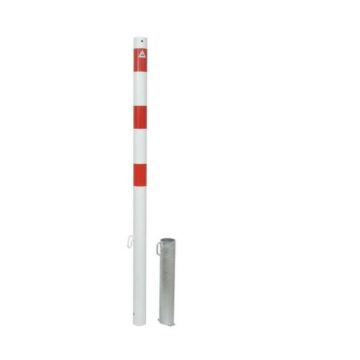 Afzetpaal rond 60 mm - uitneembaar voor hangslot