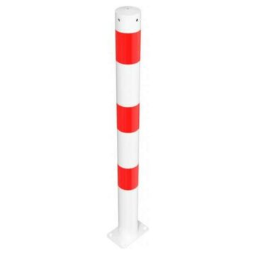 Afzetpaal rond 76 mm - op voetplaat