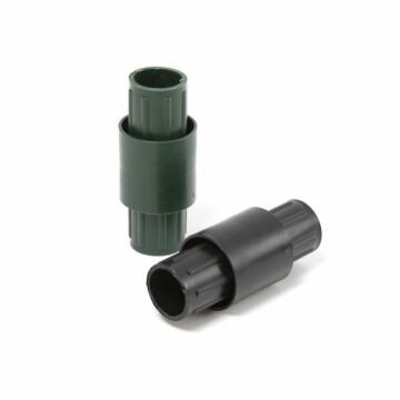 Kunststof koppelstuk rond 42 mm.