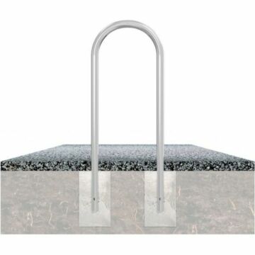 Ronde beschermingsbeugel dm 48x2.5mm met voetplaat 