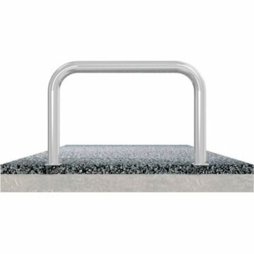 Beschermingsbeugel dm 76x2.6 mm met voetplaat