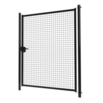 Tuinpoort met gaasmatvulling
