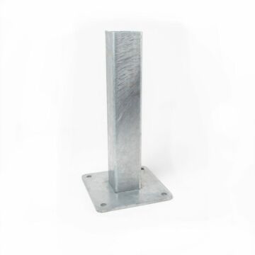 Zware Voetplaat voor koker 100 x 100