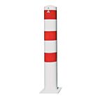 Afzetpaal rond 152 mm - op voetplaat