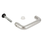 Deurkruk aluminium half