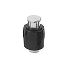 Geleidingsrol van Zwart Nylon met Afstandsring, Type 2