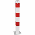 afzetplaat 100x100x3 mm - met voetplaat 