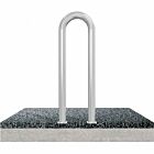 U-beugel dm 76x2.6mm met voetplaat
