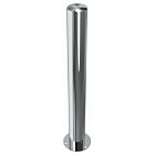 RVS afzetpaal rond 102 mm - op voetplaat