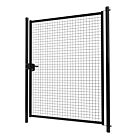 Tuinpoort met gaasmatvulling