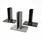 Voetplaat voor koker 60 x 40