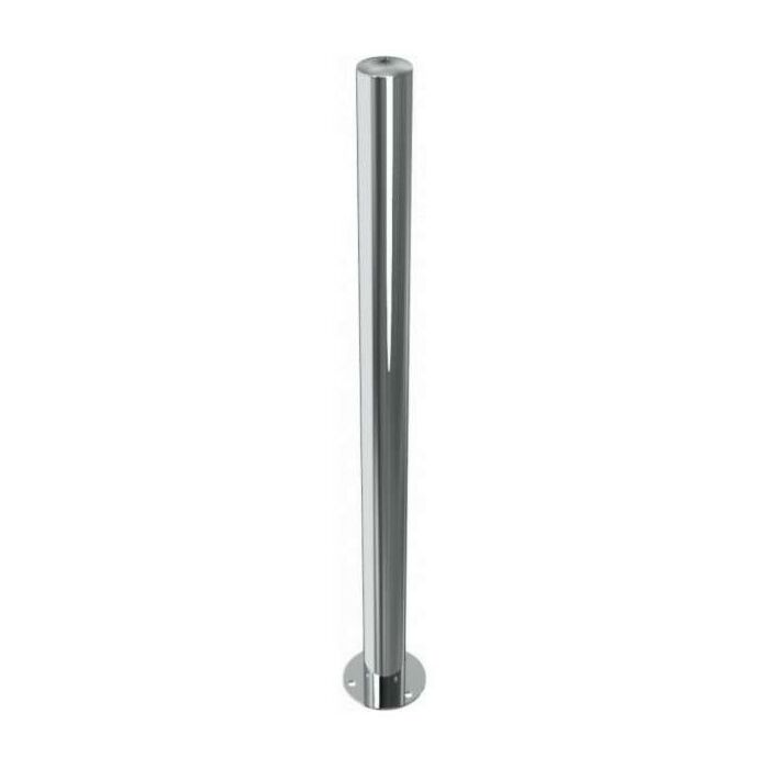 RVS afzetpaal rond 60 mm - op voetplaat main product photo