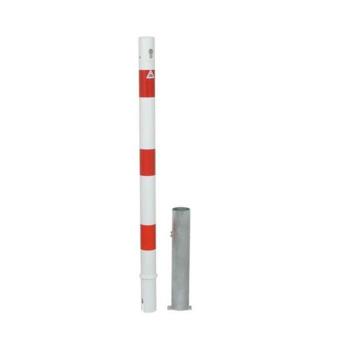 Afzetpaal rond 60 mm - uitneembaar met euro cilinder main product photo