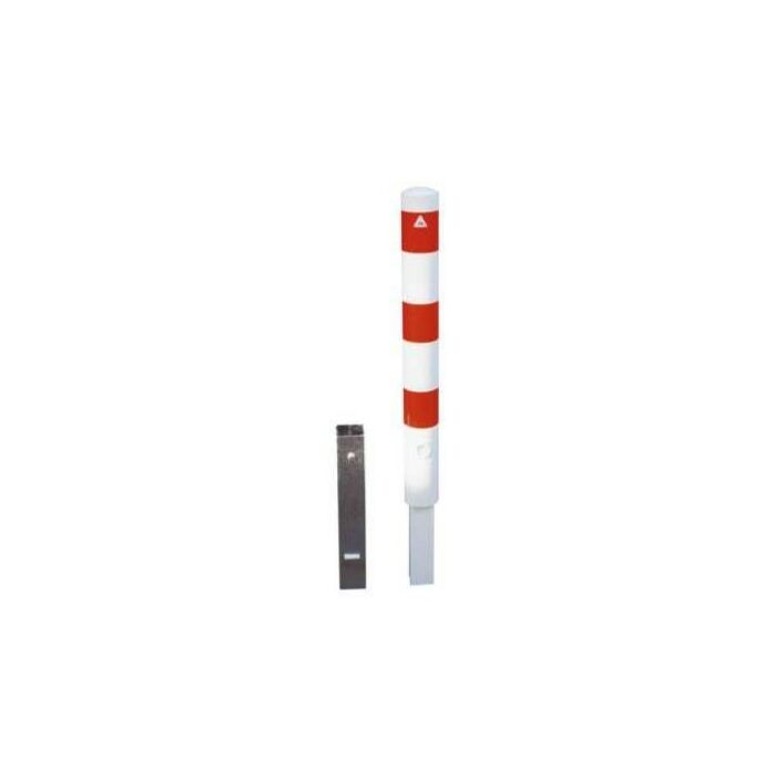 Afzetpaal rond 89 mm - uitneembaar met driehoekslot main product photo