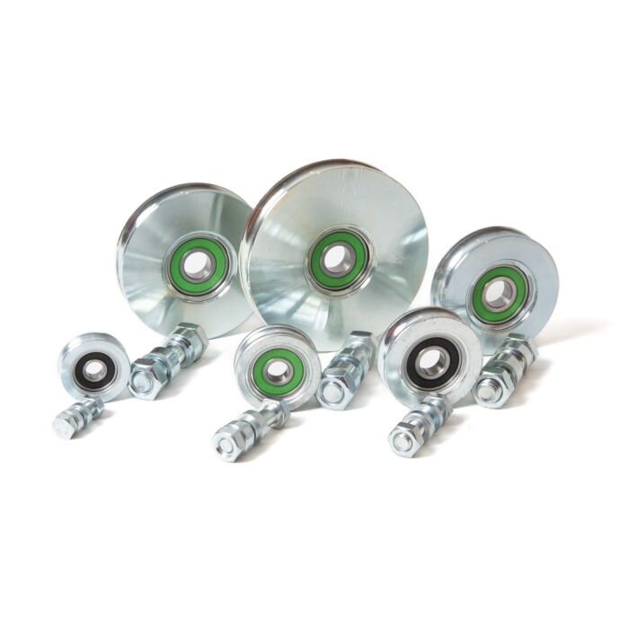 groefwiel met ronde groef, enkel gelagerd main product photo