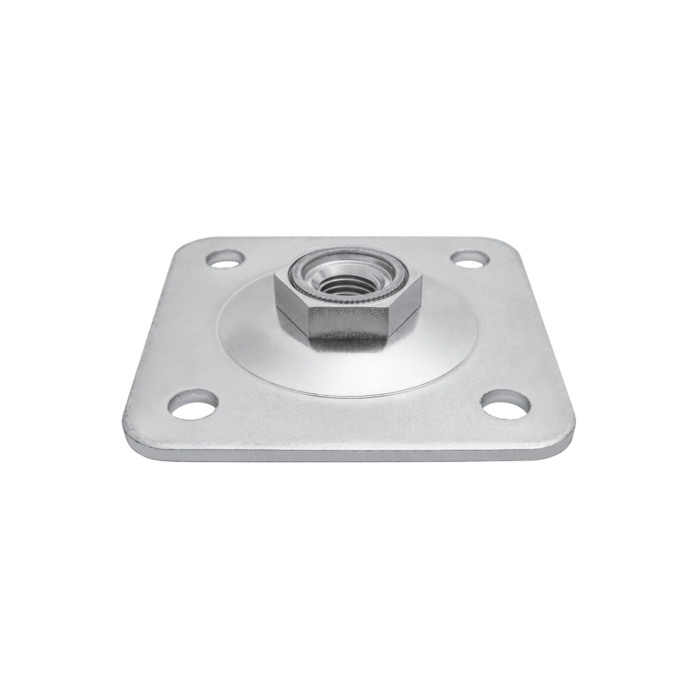 Verzinkte Muurplaat voor Scharnier met Verstelbare Moer – Hi-Motions main product photo