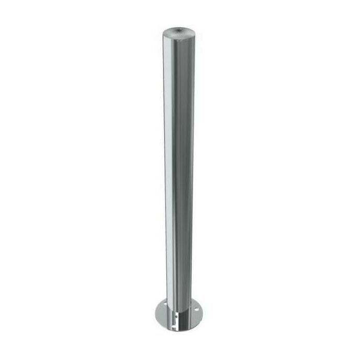 RVS afzetpaal rond 76 mm - op voetplaat main product photo