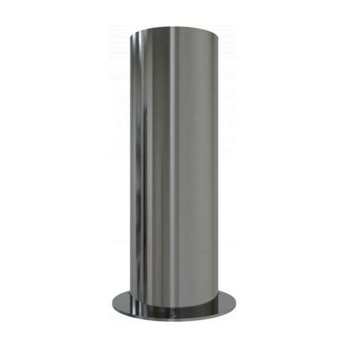 RVS afzetpaal rond 204 mm - op voetplaat main product photo