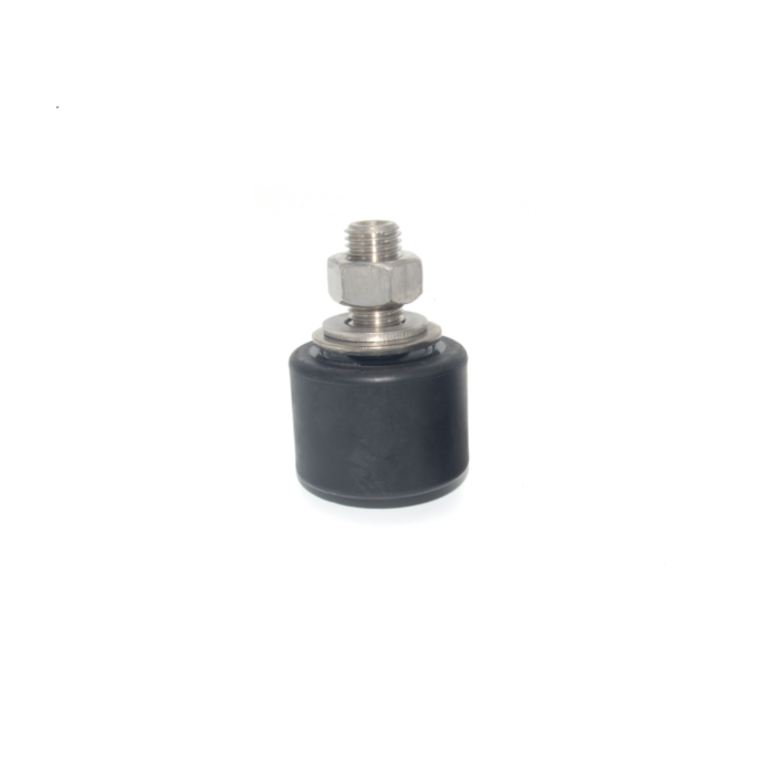 Dubbel Gelagerd Geleidewiel met RVS Draadeind main product photo
