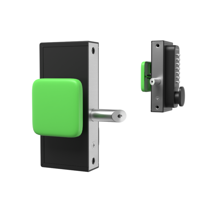 Quick Exit opschroefslot rechtsdraaiend - 10/30mm - pushknop en codeslot main product photo